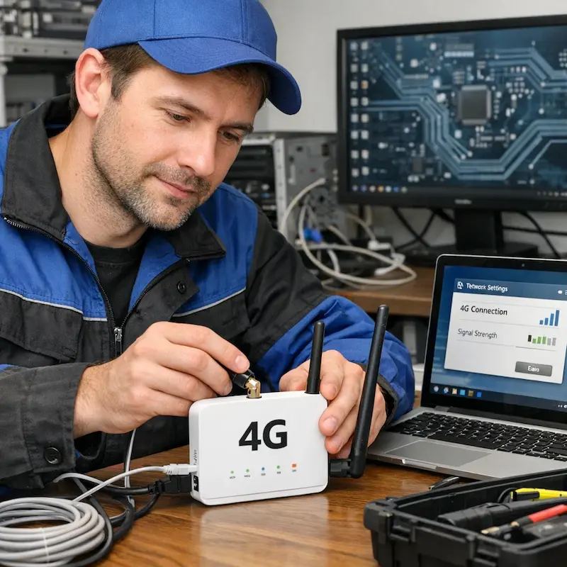 Настройка 4G модема в Слободском