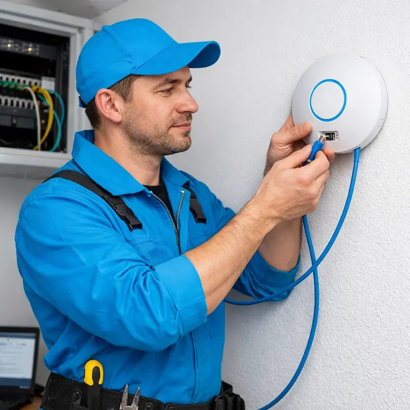 Подключение точки доступа в Слободском