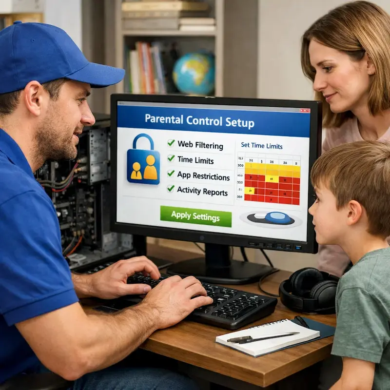 установка родительского контроля в Слободском