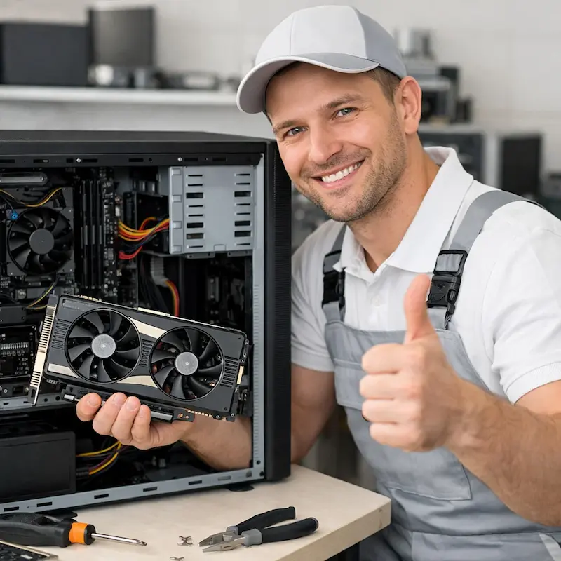 Замена видеокарты ПК в Слободском