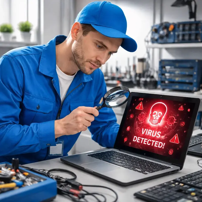 Поиск компьютерных вирусов в Слободском